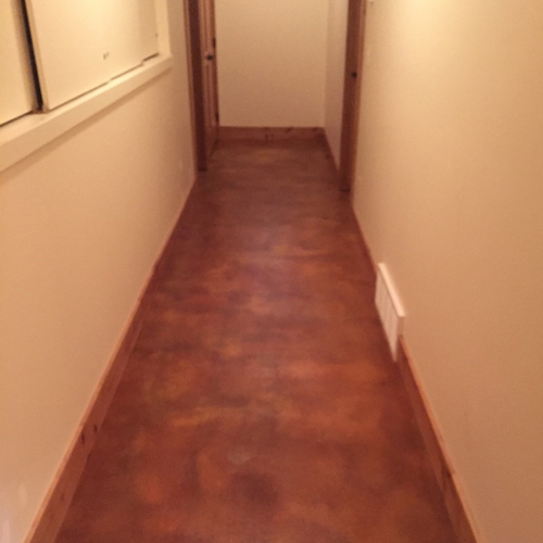 custom finish floor by Competition Concrete, greater Calgary & Canmore